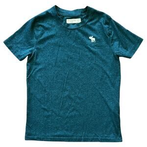 Abercrombie Kids Short Sleeve Teal Green T-Shirt Boy's 9/10